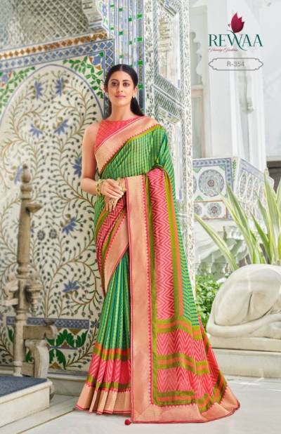 Samanta Vol 2 By Revaa Fancy Brasso Saree Collection